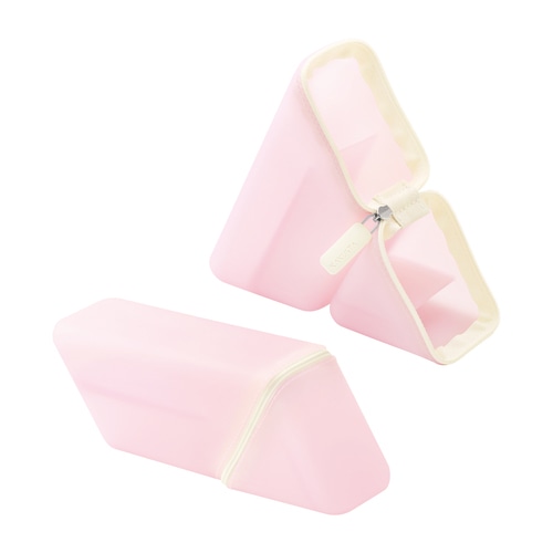 #ソニック 収納用品 カクスタぷにグミ･シアー ポータブルペン立て  ピーチ FD-3314-P