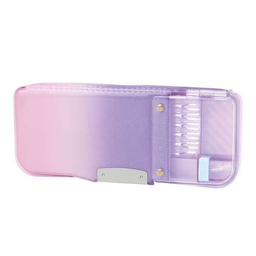 #ソニック 収納用品 リルメロ筆入･うかサポ ロック付･両面 バイオレット FD-4832-V