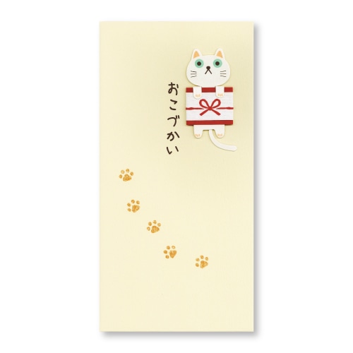 #菅公工業 祝儀用品 のしねこ･おこづかい 千円型 クリーム ﾉ647
