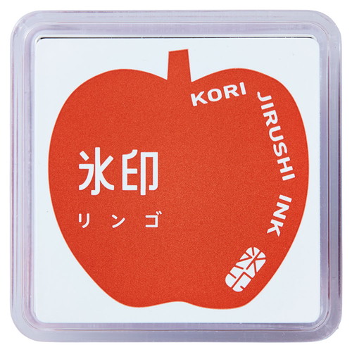 #キングジム 印章関連小物 氷印･スタンプパッド  リンゴ CLP-006