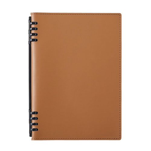 #キングジム ノート レザフェスURNテフレーヌ  キャメル 9854TELU-CA