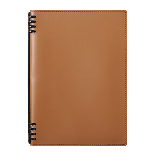 #キングジム ノート レザフェスURNテフレーヌ  キャメル 9855TELU-CA