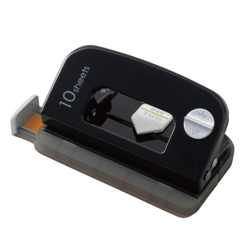 #カール事務器 事務用品 スラインパンチ  ブラック SLN-35-K