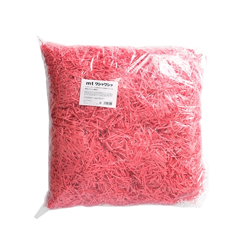 #カモ井加工紙(国内販売のみ） 梱包用資材 mt･ワシャワシャ 500g 朱赤 WSP045