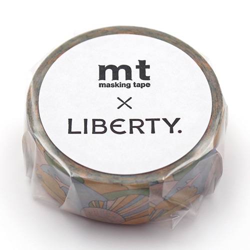#カモ井(国内販売のみ） マスキングテープ mt×LibertyFarAndAway 15mm×5m  MTLIBE02