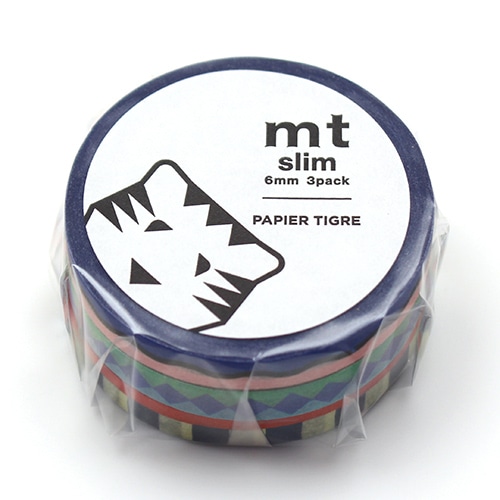 #カモ井(国内販売のみ） マスキングテープ mt･slimPAPIERTIGREPOOL 6mm×5m  MTSLIM33