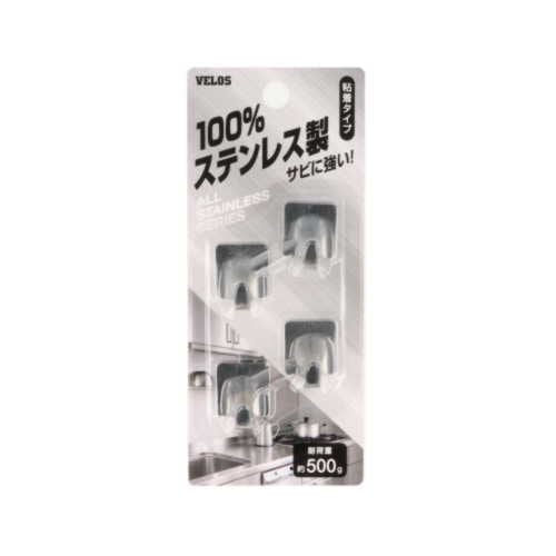 #ベロス ペタリット　 ステンレスフック角型 シルバー PSH-014