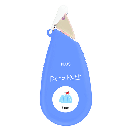 最終_#プラス デコレーションテープ デコラッシュ 6mm 限定カラー別デザート  ブルー 51815