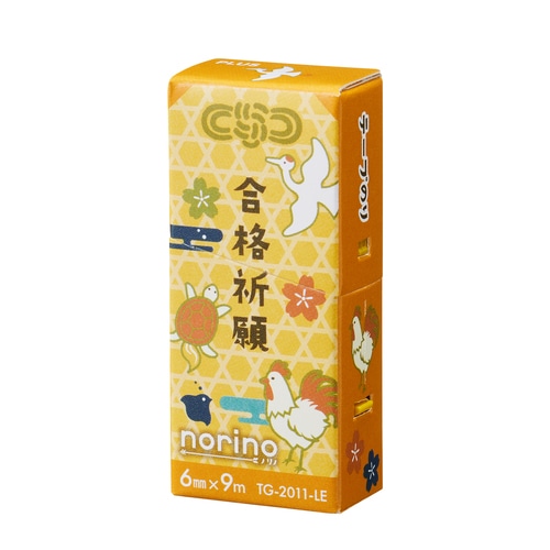 #プラス 事務小物 テープのり･限定･受験応援25 紙ケース入 黄 54680