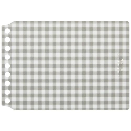 #マルマン ファイリング用品 くるっとリング表紙 ミニサイズ グレー FMR9PB-11