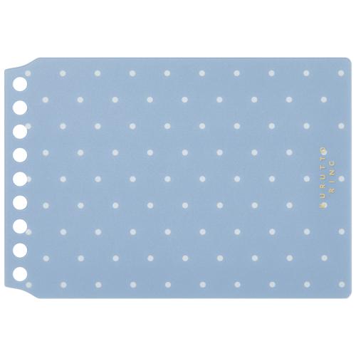 #マルマン ファイリング用品 くるっとリング表紙 ミニサイズ ブルーグレー FMR9PD-41