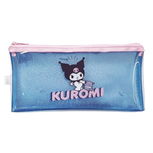 #エムプラン(国内販売のみ） 収納用品 キラキラフラットペンケース  クロミ 001827-52