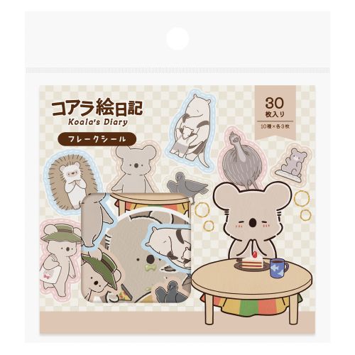 #エムプラン(国内販売のみ） シール フレークシール Ｂ コアラエニッキ 022032-52