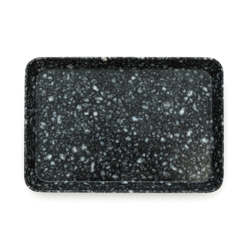 #ハイタイド(国内販売のみ）  Marbled デスクトレイ M ブラック DB064-BK