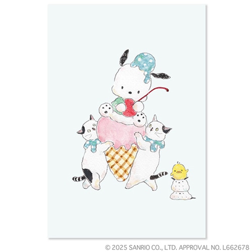 #アクティブコーポレーション(国内販売のみ） カード トコロコムギ×サンリオコラボ　ポストカード   M01-PPA-240