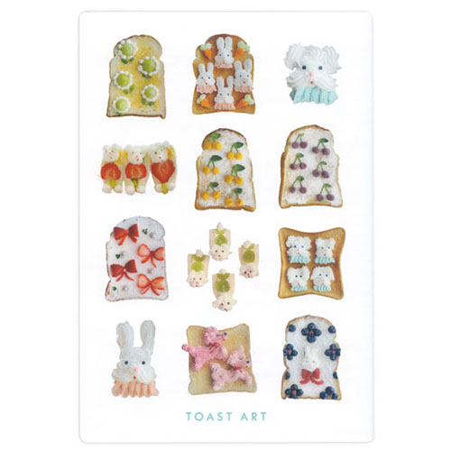 #アクティブコーポレーション カード 東ちなつクリアポストカード  トースト･色々 M03-PP-94