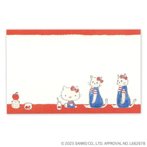 #アクティブコーポレーション(国内販売のみ） カード トコロコムギ×サンリオコラボ　ミニメッセージカード   M01-ANK-115