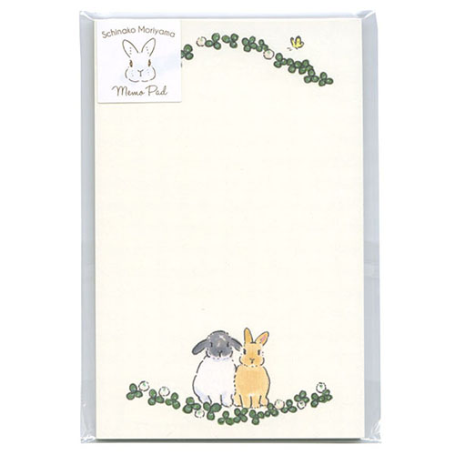 #アクティブコーポレーション メモ帳 マルチメモパッド  うさぎさんと仲良しの花 M04-ARD-106