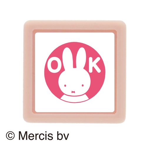 #こどものかお(国内販売のみ） 印章用品 ミッフィーミニポンスタンプ  OK 2074-009