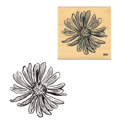 #こどものかお 印章用品 Ｎアイラブスタンプ  花デイジー 1535-041