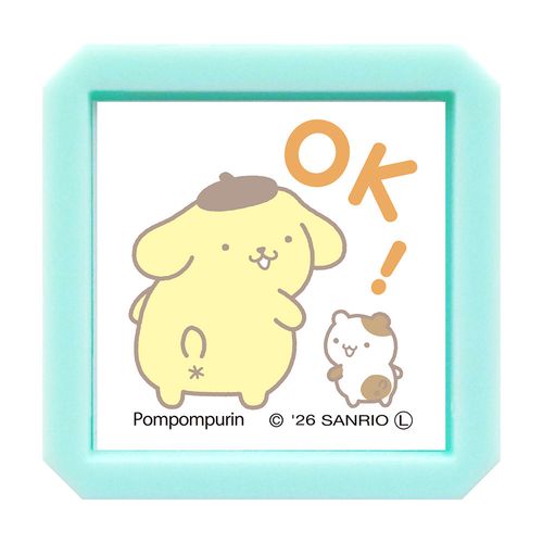 #こどものかお(国内販売のみ） 印章用品 サンリオ浸透印  ポムポムプリン･OK 2416-003