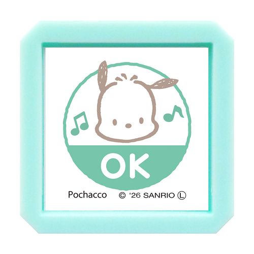 #こどものかお(国内販売のみ） 印章用品 サンリオ浸透印  ポチャッコ･OK 2416-006