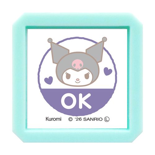 #こどものかお(国内販売のみ） 印章用品 サンリオ浸透印  クロミ･OK 2416-008