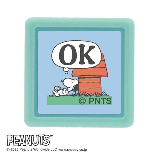 #こどものかお(国内販売のみ） 印章用品 スヌーピーミニポンスタンプ  OK 2219-001