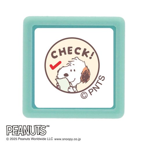 #こどものかお(国内販売のみ） 印章用品 スヌーピーミニポンスタンプ  CHECK! 2219-012