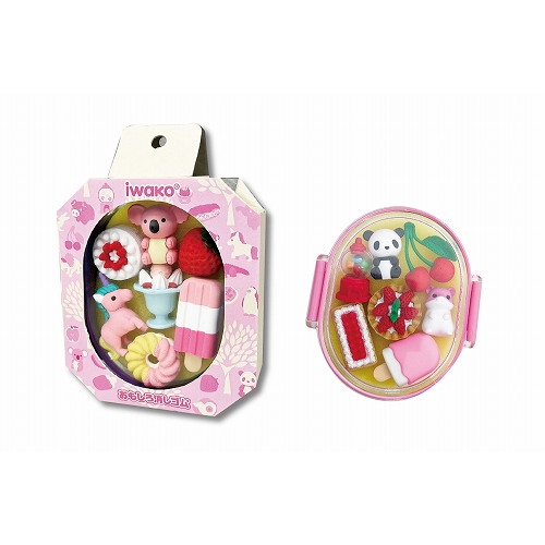 #イワコー  おべんと消しゴム　ピンク   ER-OBE001