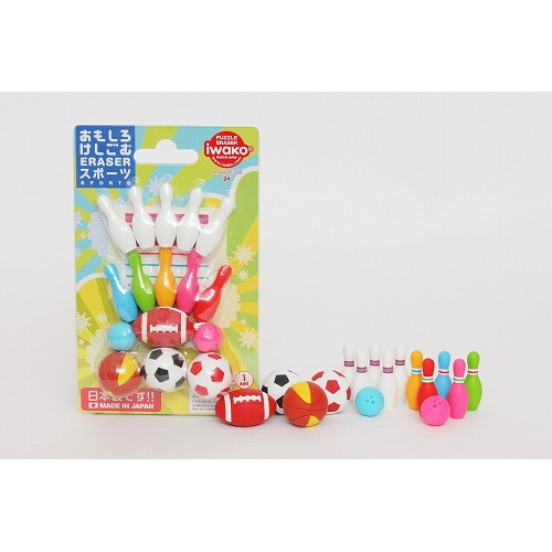 #イワコー  おもしろ消しゴム　スポーツ   ER-BRI028
