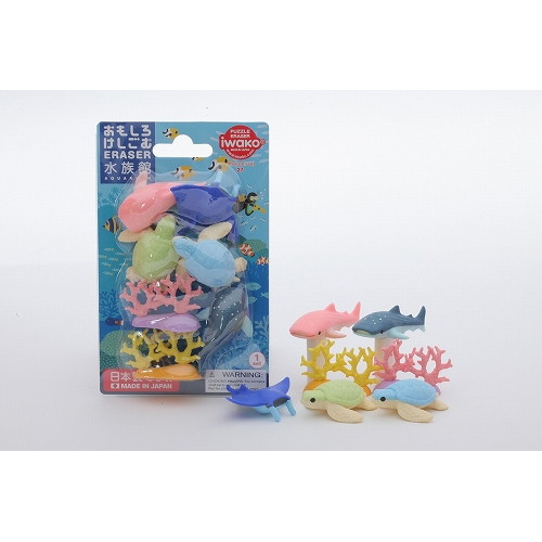 #イワコー  おもしろ消しゴム　水族館   ER-BRI031