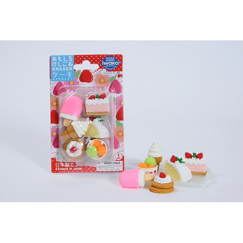 #イワコー  おもしろ消しゴム　ケーキ   ER981011