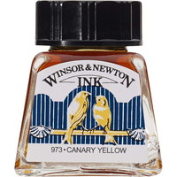 #G-Too Winsor＆Newton ドローイングインク 14ml 123 カナリアイエロー 973 19501123