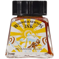 #G-Too Winsor＆Newton ドローイング インク 14ml  ｻﾝｼｬｲﾝYW　19501441