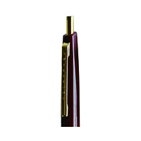 在庫限り_【アンテリック】   油性ボールペン  0.5mm 上軸 マルーン  UBP1MR