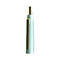 【アンテリック】   油性ボールペン  0.5mm 上軸 スノーホワイト  UBP1SW