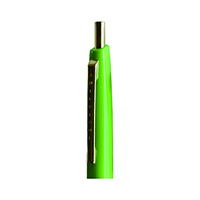 在庫限り_【アンテリック】   油性ボールペン  0.5mm 上軸 ライムグリーン  UBP1LG