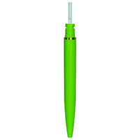 在庫限り_【アンテリック】   油性ボールペン  0.5mm 下軸 ライムグリーン  LBP1LG