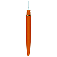 【アンテリック】   油性ボールペン  0.5mm 下軸 ピュアオレンジ  LBP1PO
