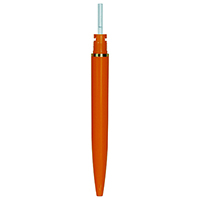 在庫限り_【アンテリック】   油性ボールペン  0.5mm 下軸 ピュアオレンジ  LBP1PO