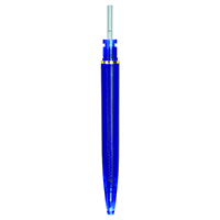 【アンテリック】   油性ボールペン  0.5mm 下軸 透明ブルー  LBP1CWB