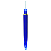 在庫限り_【アンテリック】   油性ボールペン  0.5mm 下軸 透明ブルー  LBP1CWB