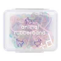 【アッシュコンセプト】+d 輪ゴム アニマルラバーバンド 24ピース PET D005