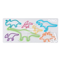 #アッシュコンセプト +d 輪ゴム アニマルラバーバンド 7ピース DINO D006