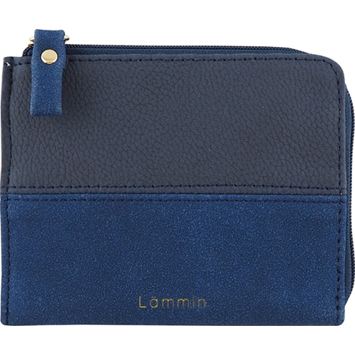 #エルコミューン ウォレット Lammin ミニフォレット  Navy LMN306