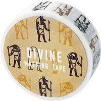 #エルコミューン マスキングテープ EGYPTIAN MASKING TAPE  DIVINE EGP-202