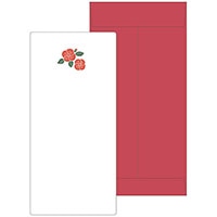 #エルコミューン レターセット mois et fleurs 一筆箋レターセット  tsubaki MOF-001