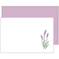 #エルコミューン ミニカード mois et fleurs ミニメッセージカードセット  lavender MOF-107