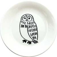 #エルコミューン プレート SYLVAN PLATE  Owl SLV-802